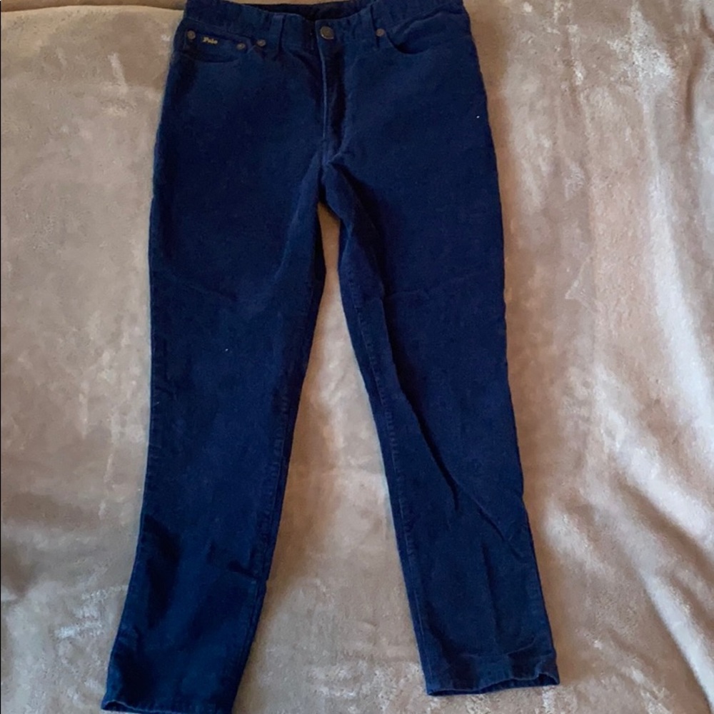 Boys Navy blue corduroy pants
